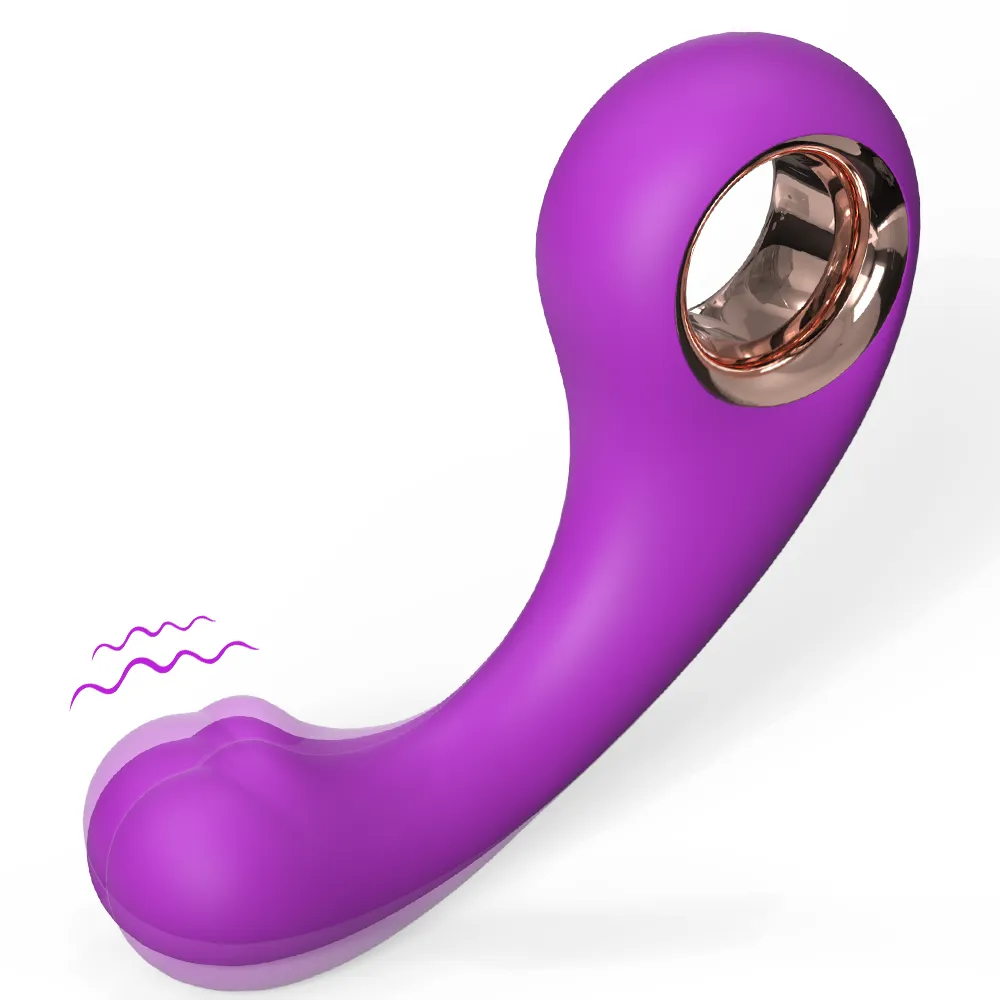 S-Hande C-Spot & G-Spot Vibrator with Handle Ring for Couples