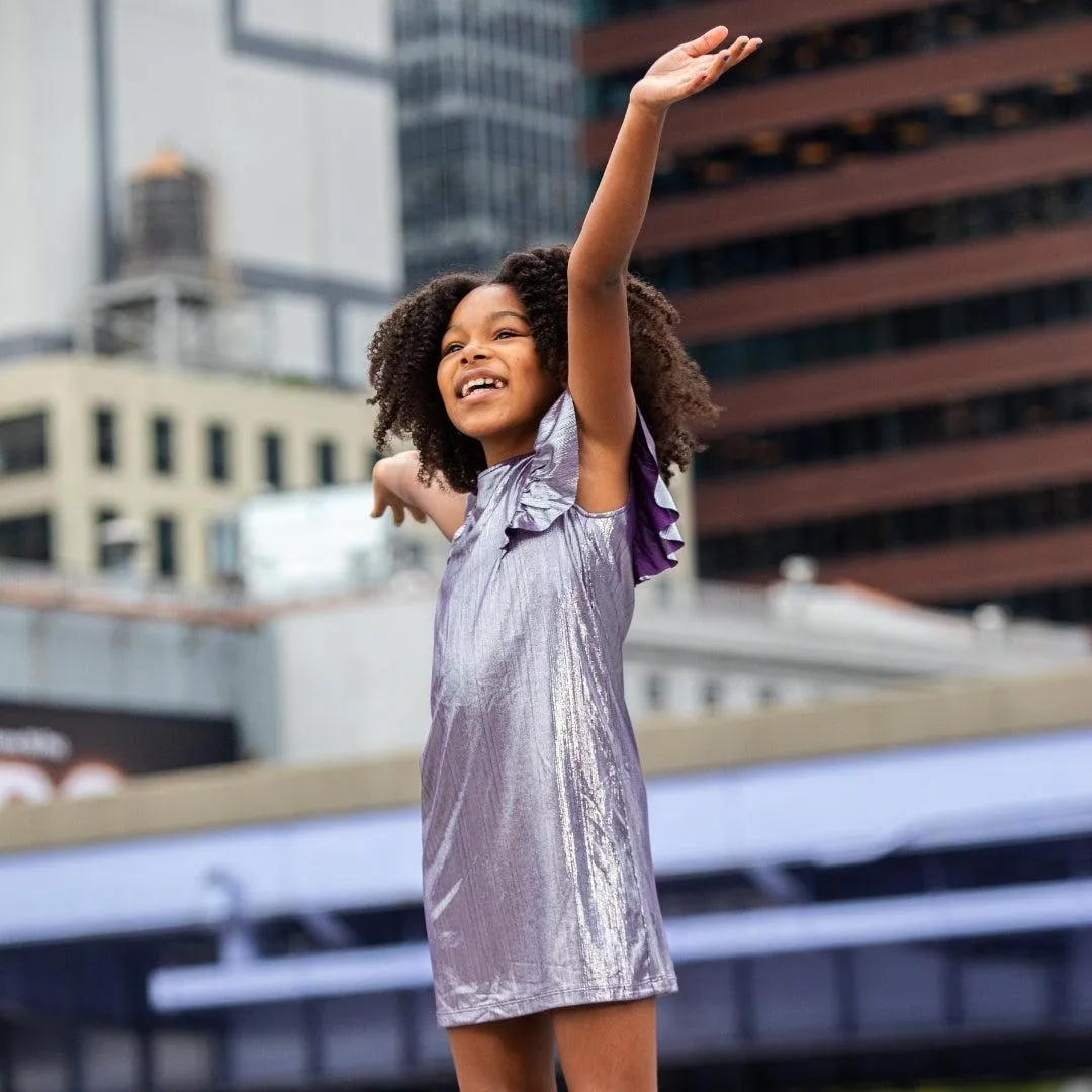 Sandy Dress | Violet Shimmer