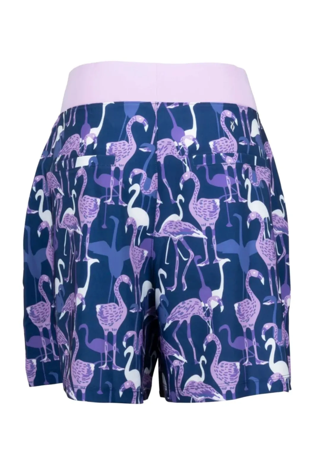 Short  Barboteuse Taille Plus (Navy & Lilac Multi) de Lopez