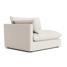Sidney Slipcover Left Corner Module - Silex Off White
