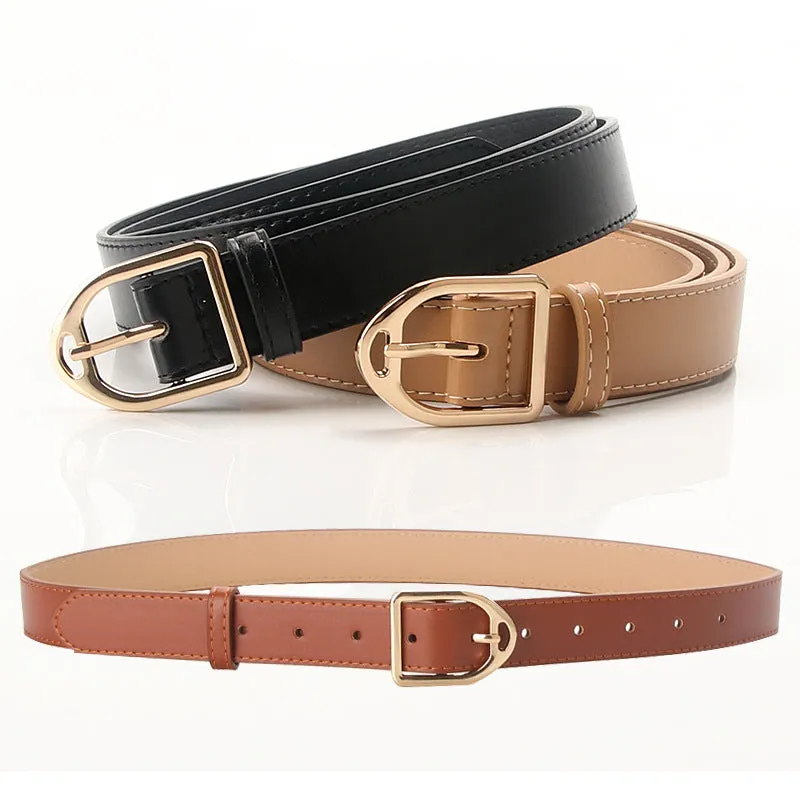 Simple Temperament Decoration Belt Jeans Strap All-Match Female Student Belt
