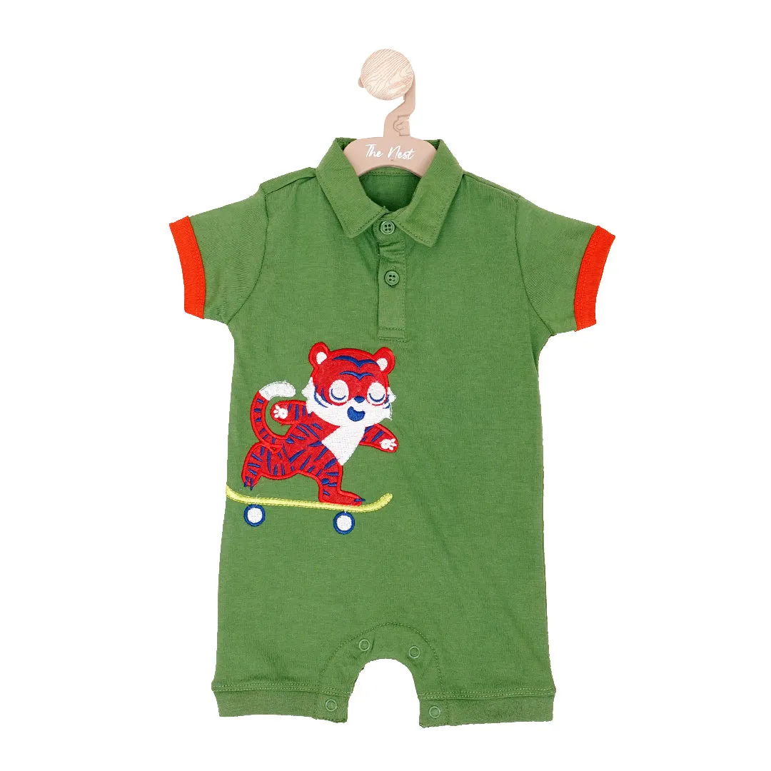 Skater tiger romper