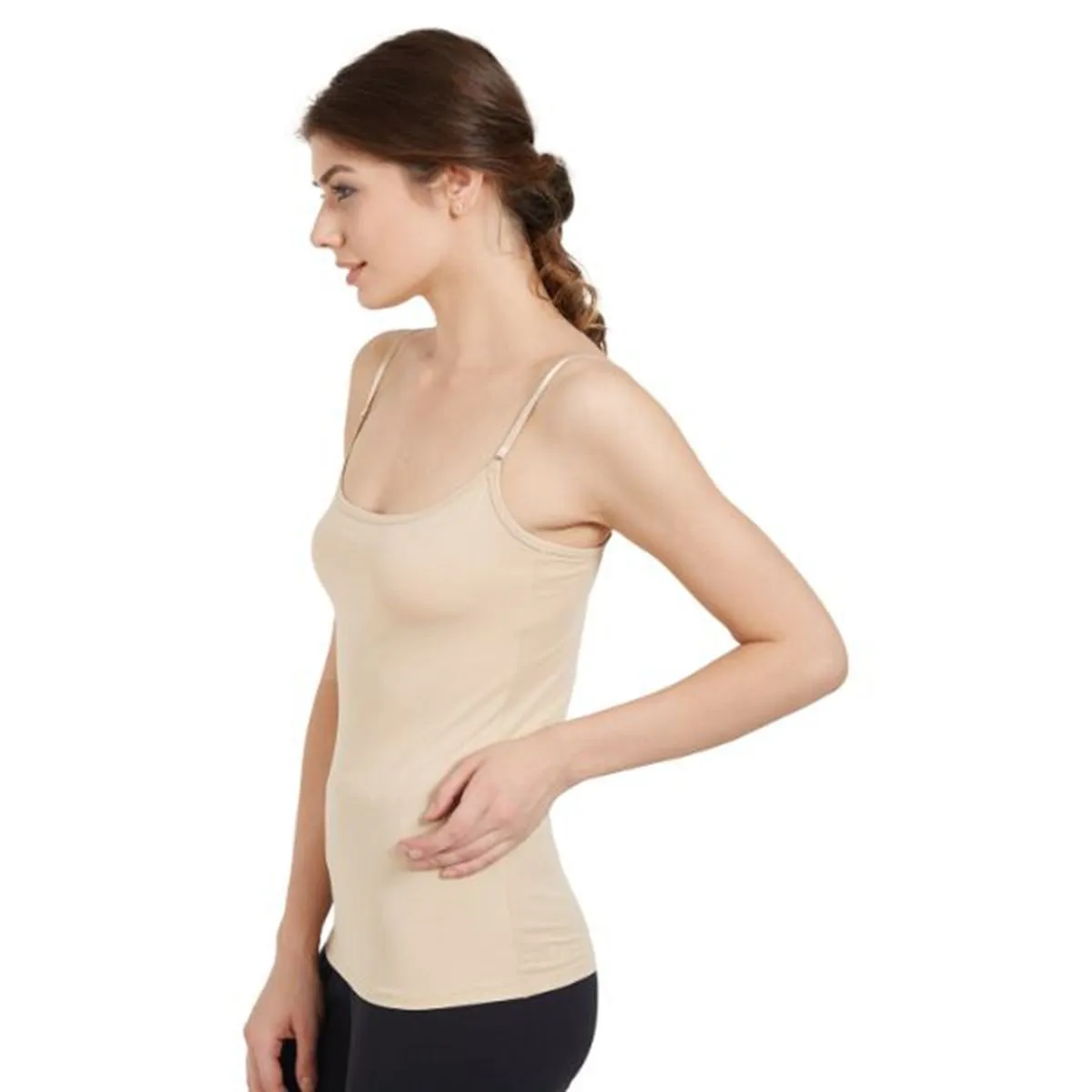 Solid Cotton Spandex Camisole (PACK OF 3) SC-7