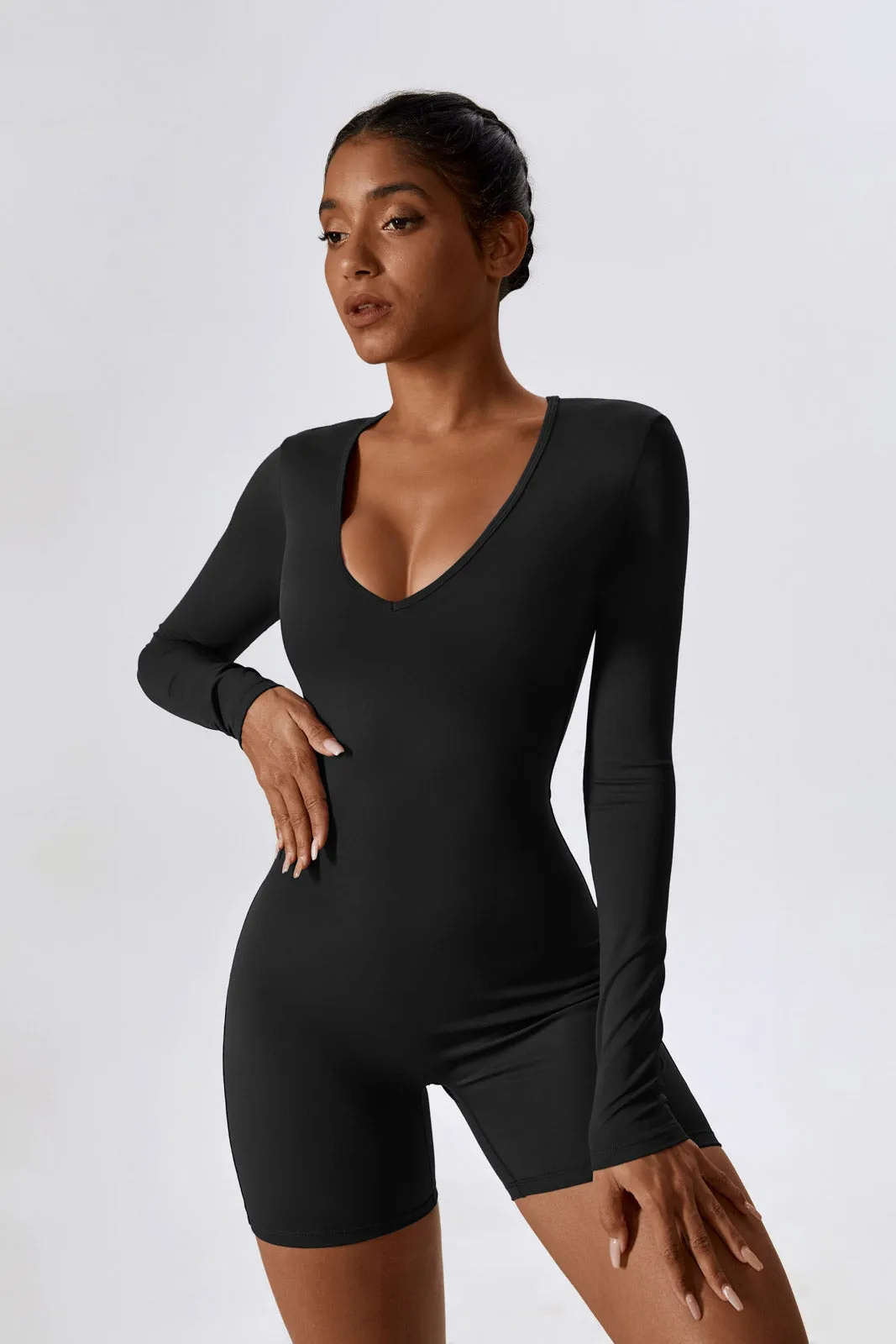 Sophia Romper - Black (FINAL SALE)