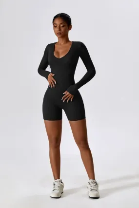 Sophia Romper - Black (FINAL SALE)