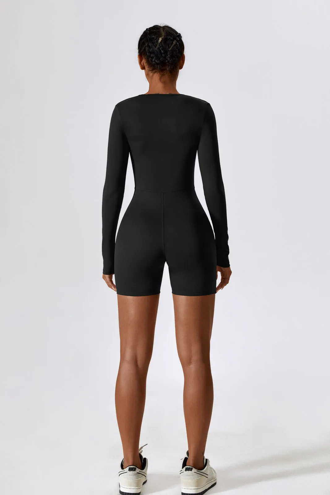 Sophia Romper - Black (FINAL SALE)