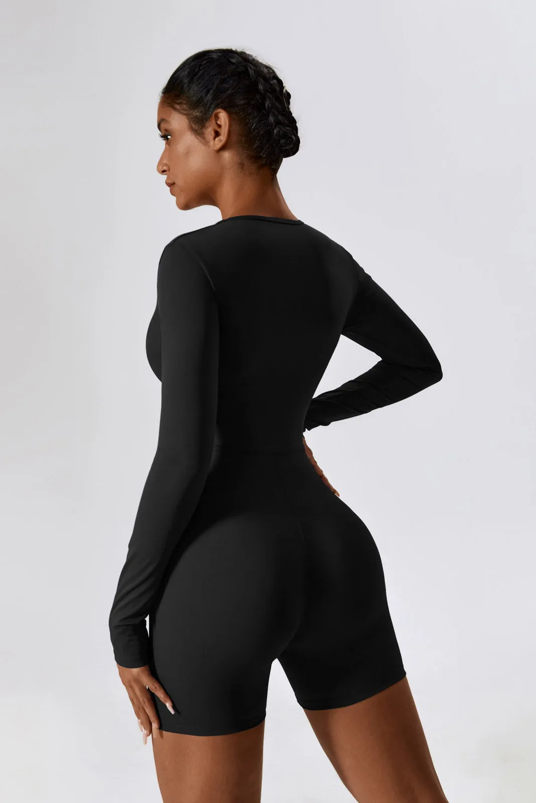 Sophia Romper - Black (FINAL SALE)