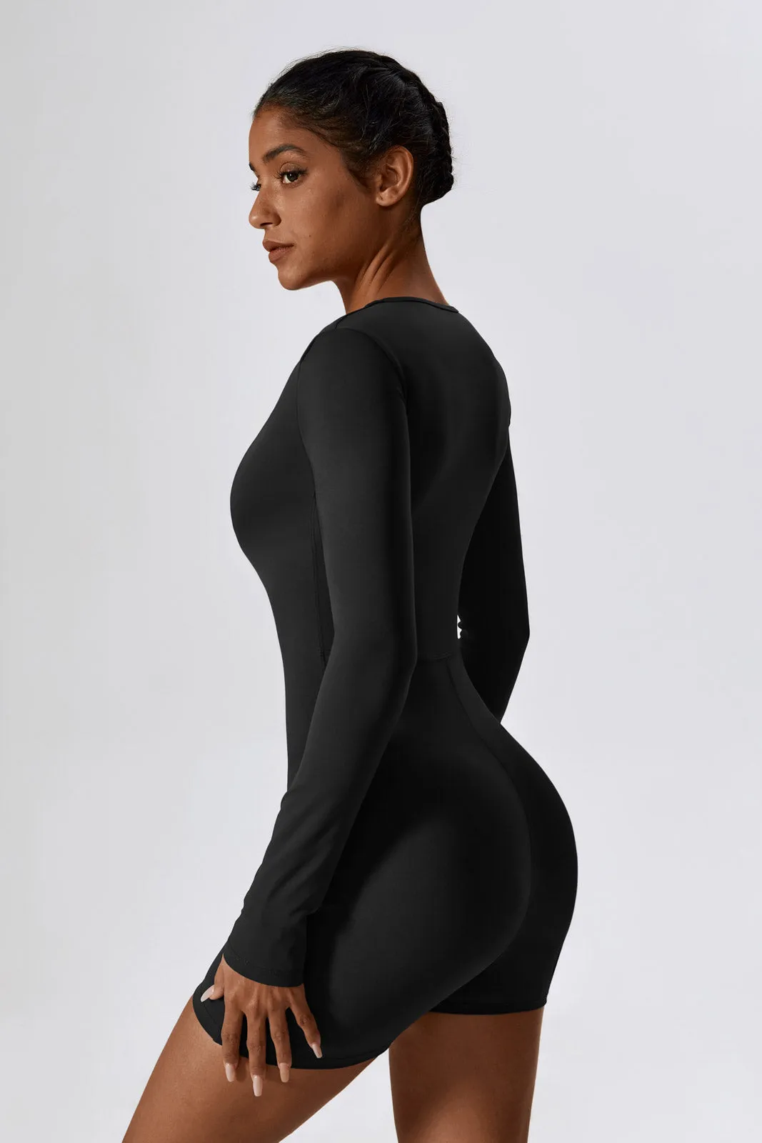 Sophia Romper - Black (FINAL SALE)