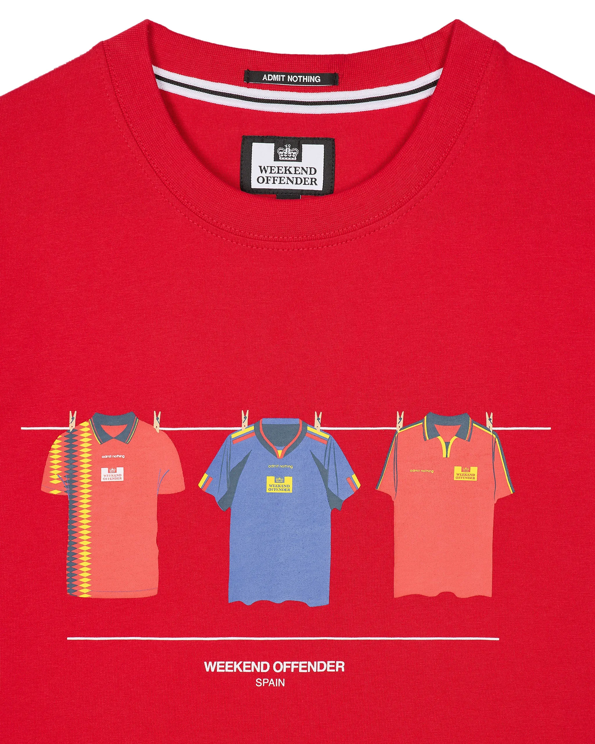 Spain Shirts T-Shirt Red