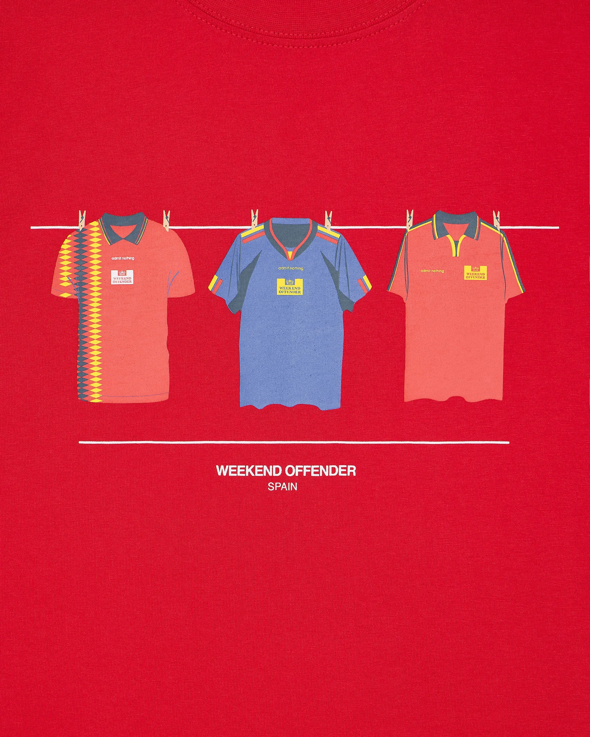 Spain Shirts T-Shirt Red