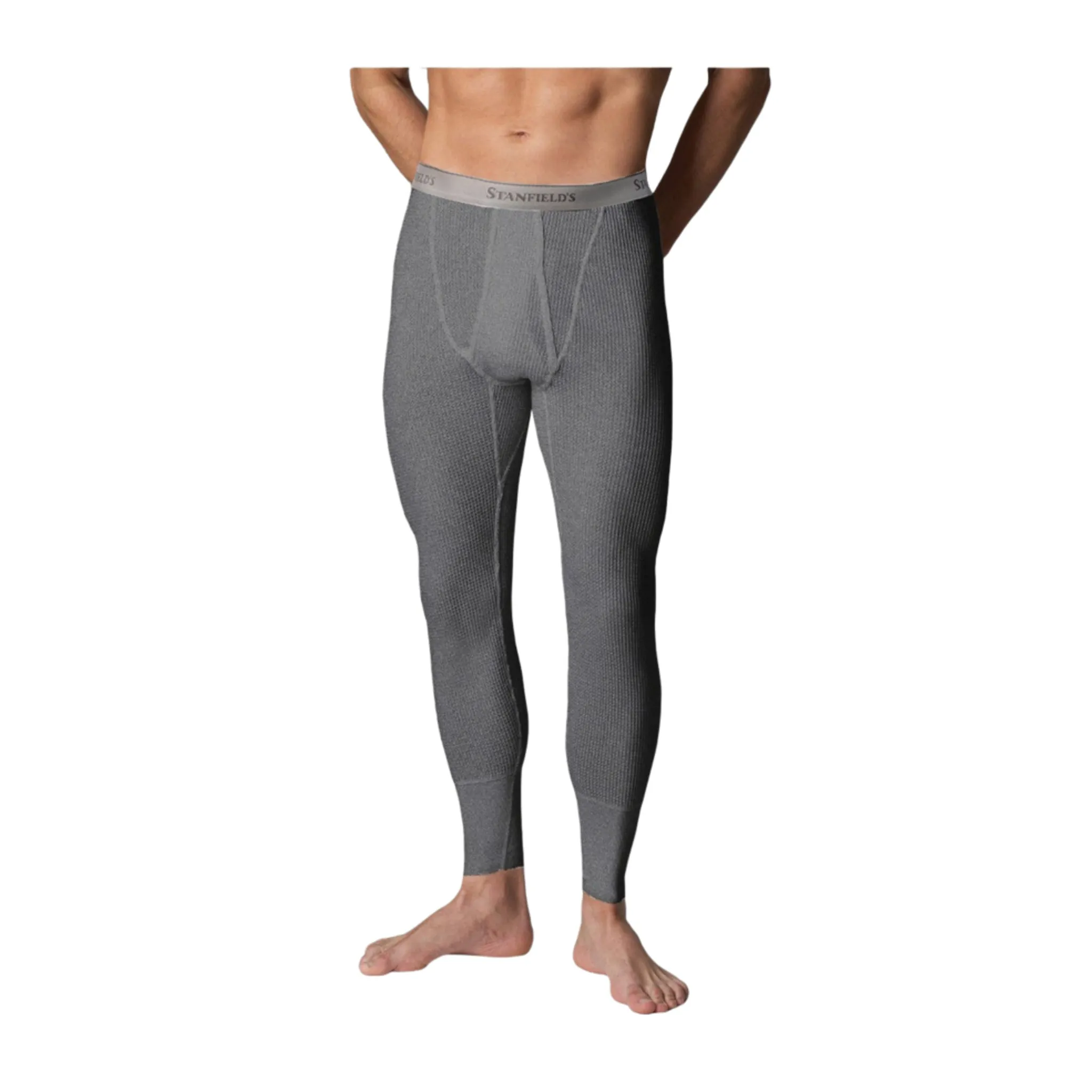 Stanfield's Men's Long Johns 6622 - Waffle Knit Poly/Cotton, Spandex Cuffs, Double Seat, Pack of 2, Thermal Insulation & Comfort for Cold Weather | Sizes S-3XL