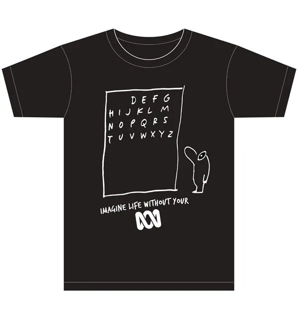 T-Shirt: Imagine life without your ABC - Discontinued