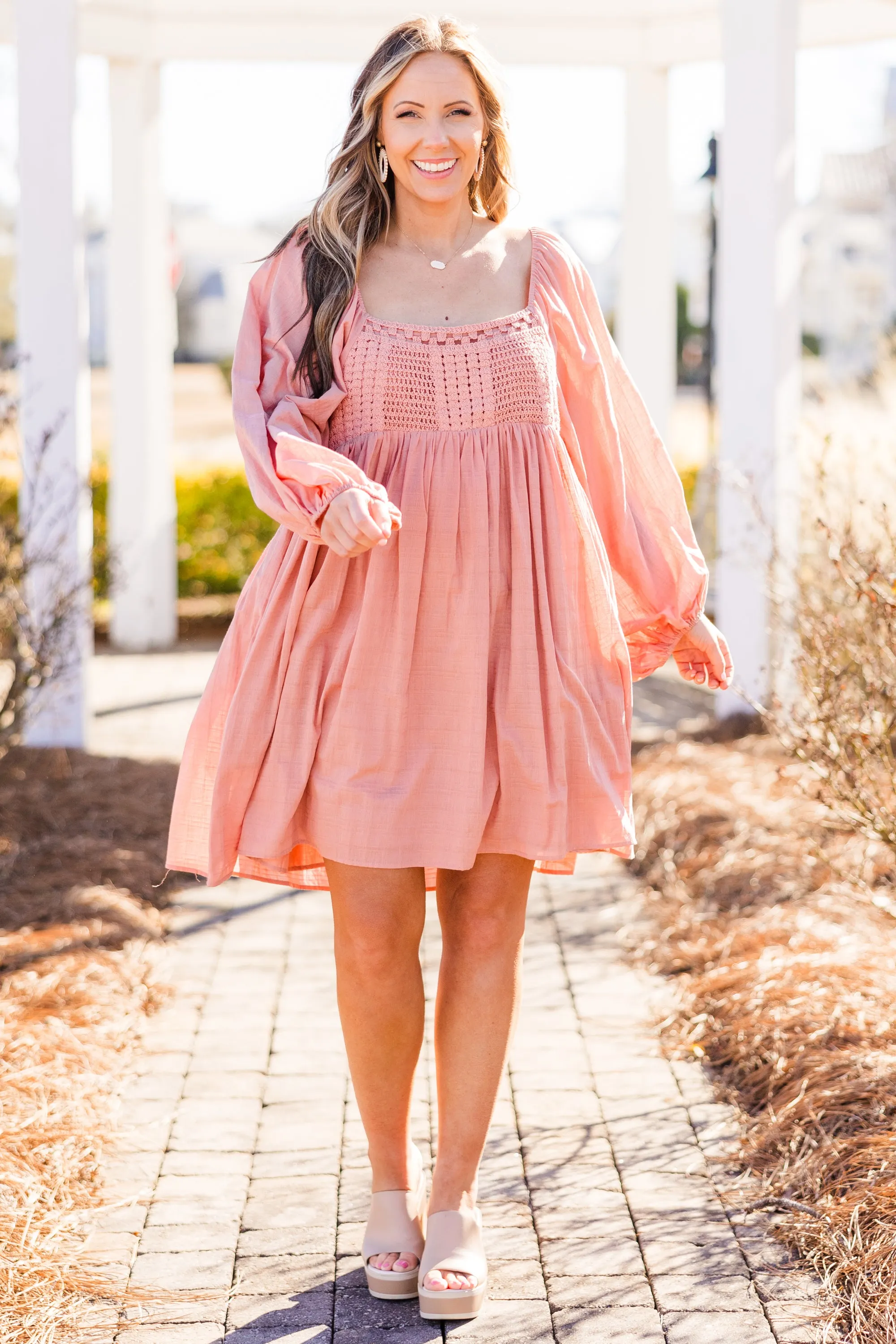 Talking About You Dress, Mauve