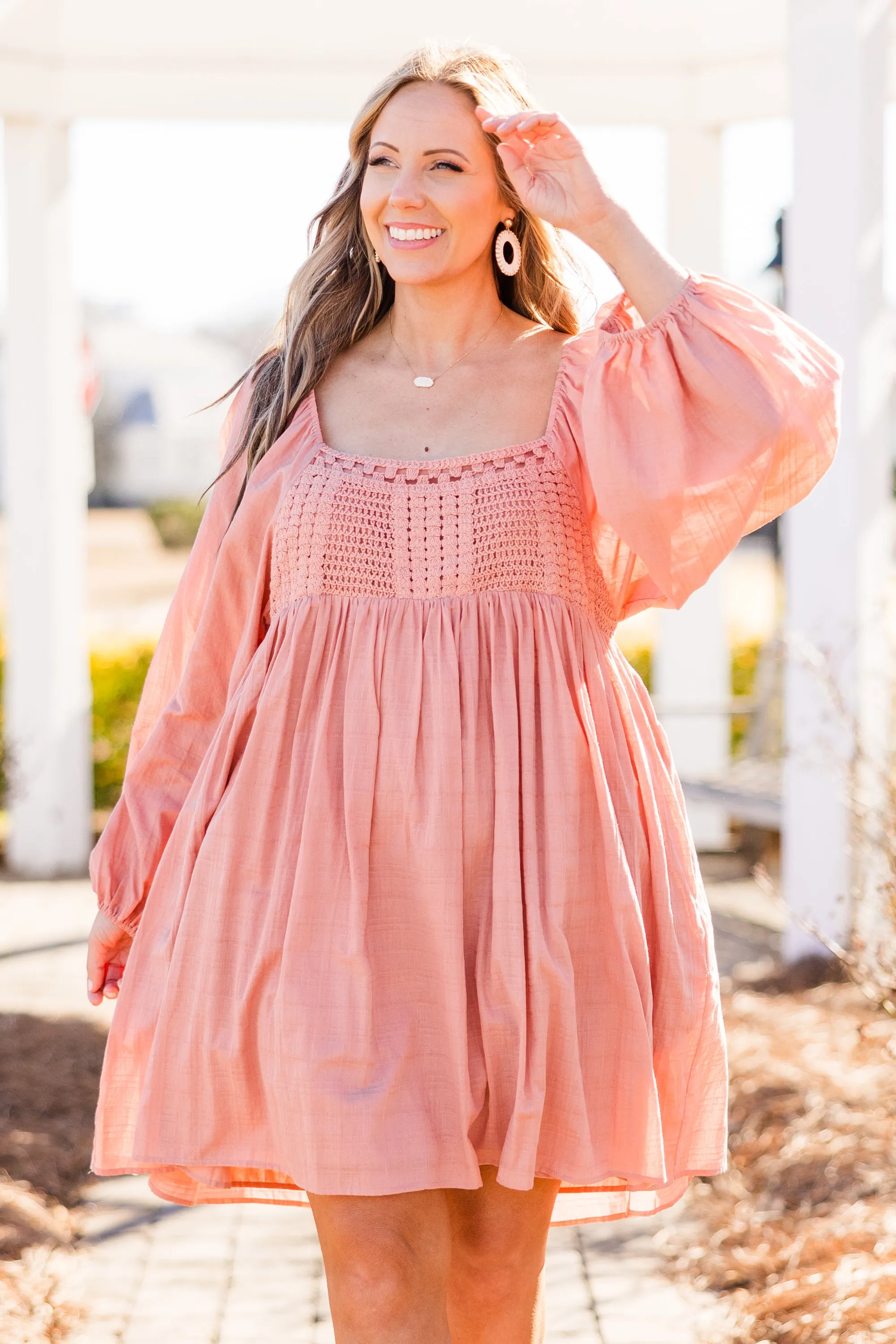 Talking About You Dress, Mauve