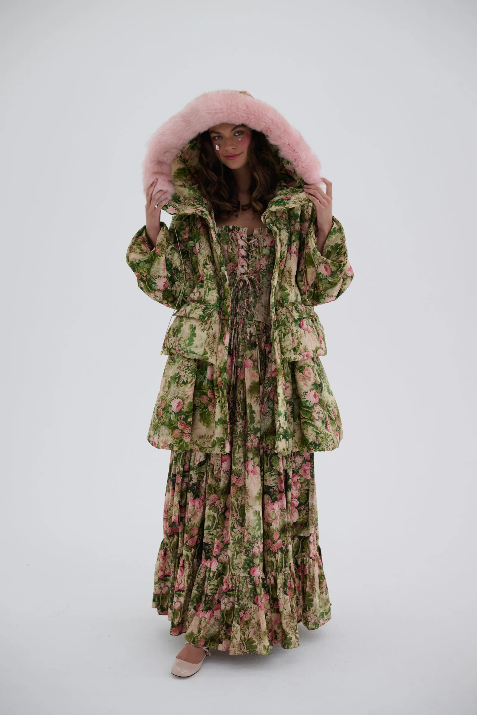 The Castle Tapestry Hourglass Gown