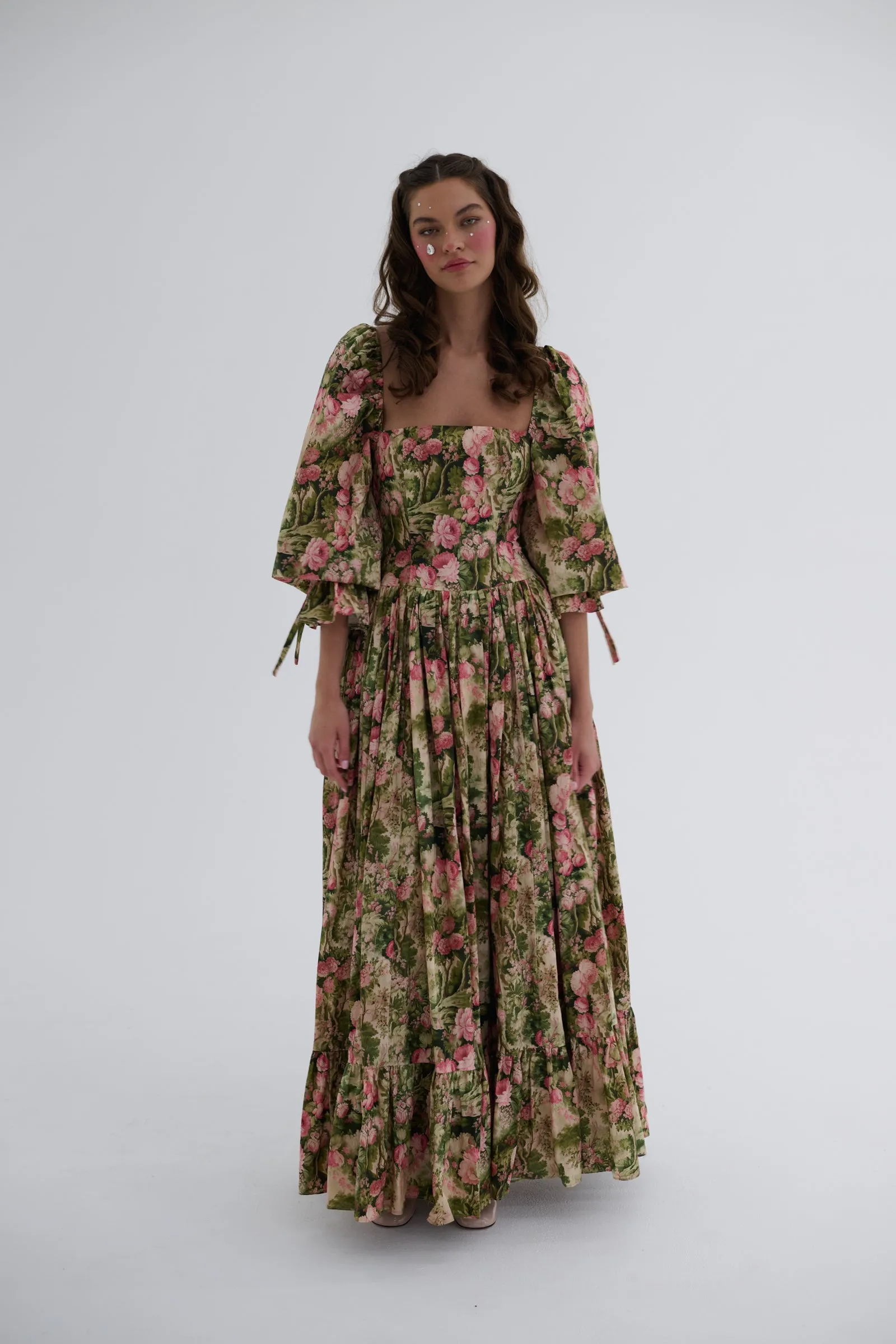 The Castle Tapestry Hourglass Gown