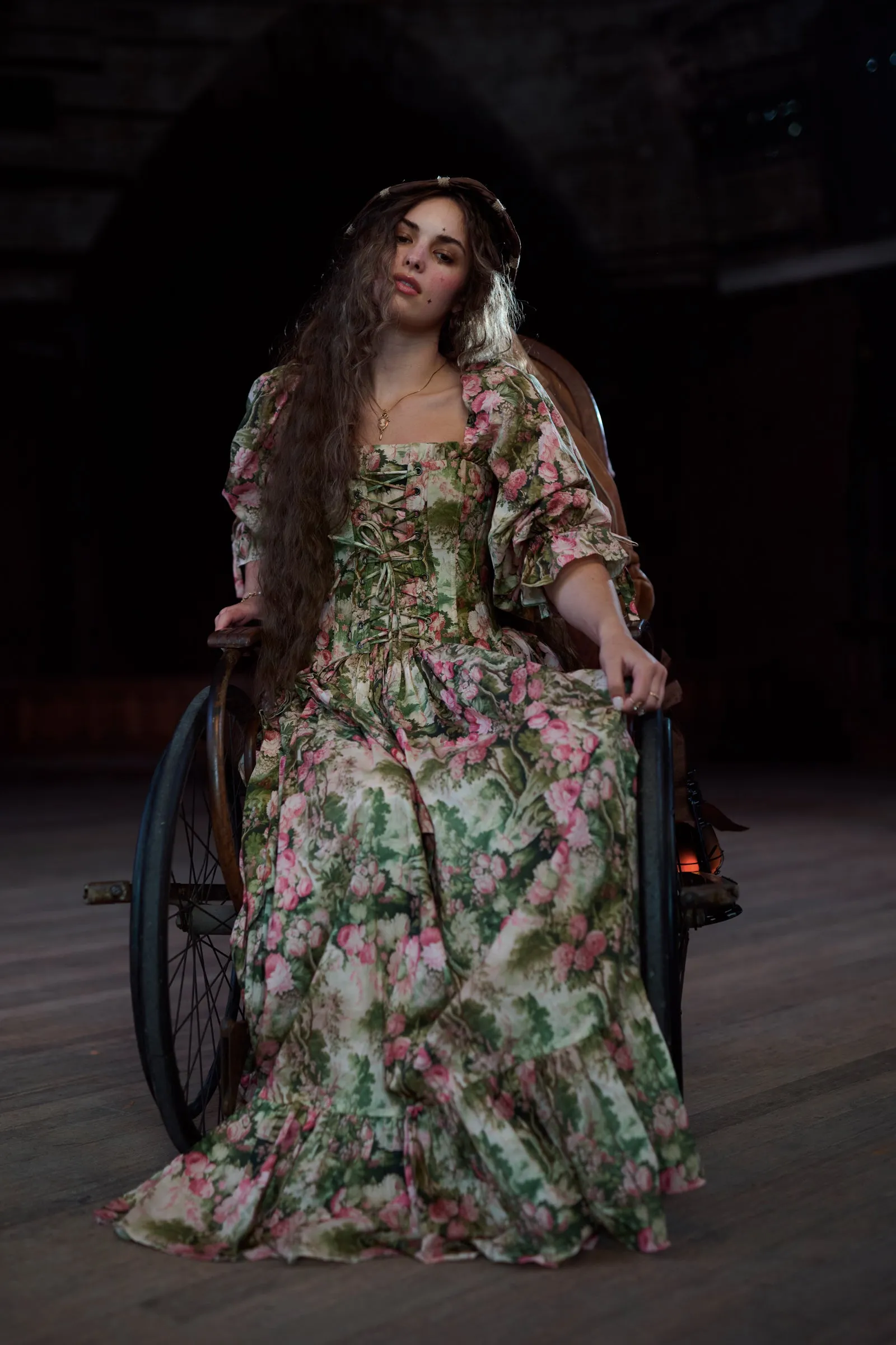 The Castle Tapestry Hourglass Gown