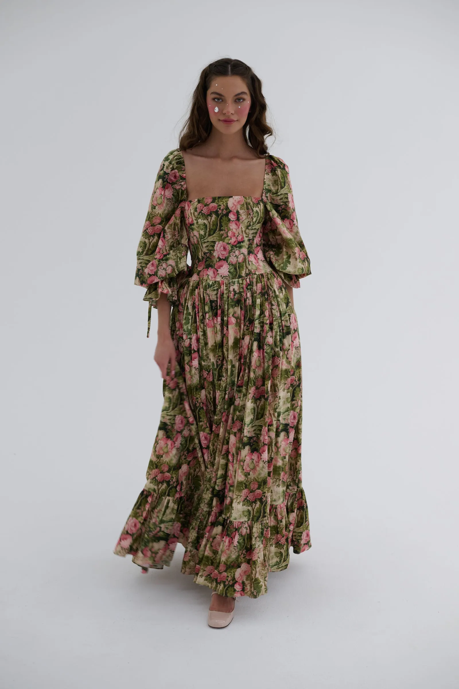 The Castle Tapestry Hourglass Gown
