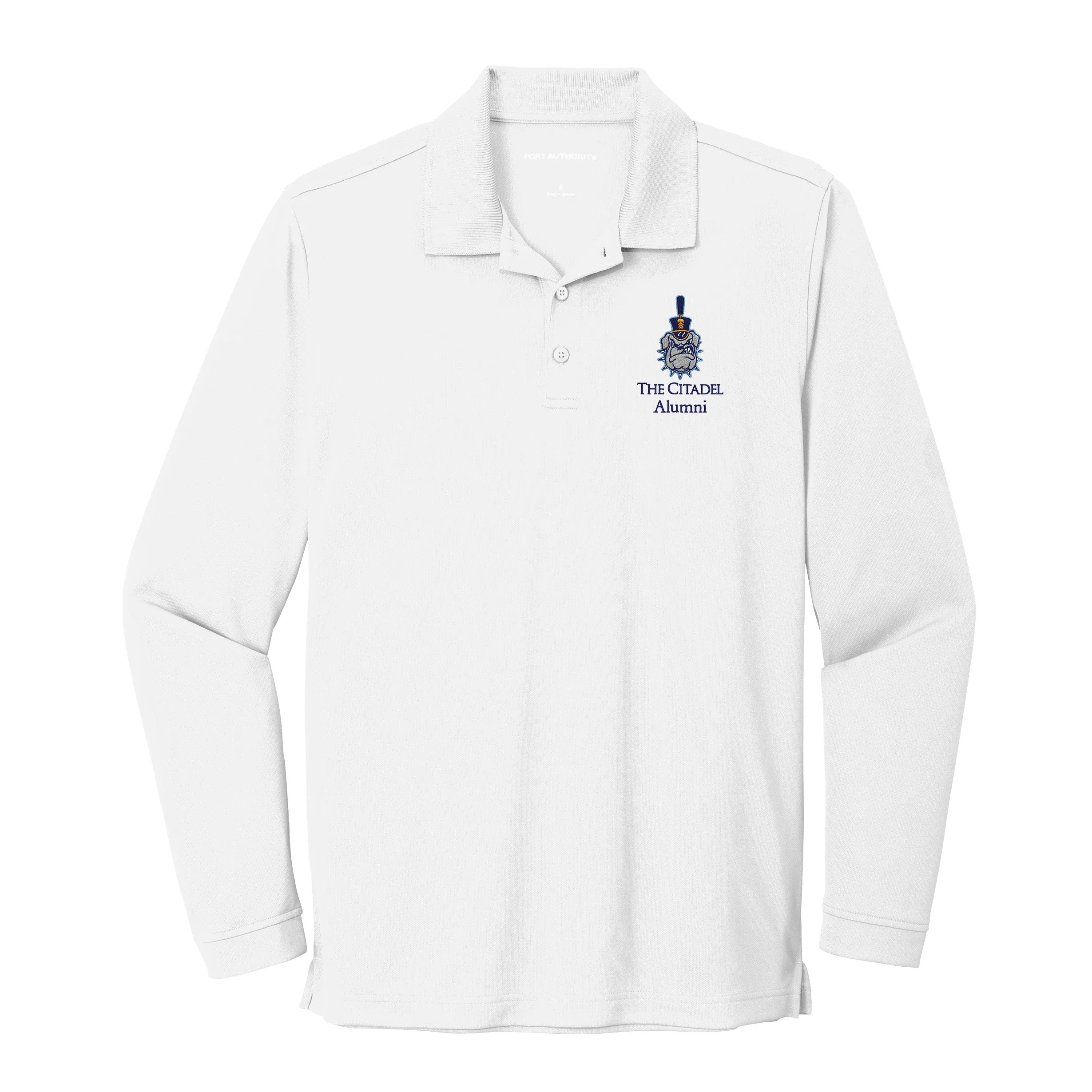 The Citadel, Spike Alumni, UV Micro-Mesh Long Sleeve Polo Shirt