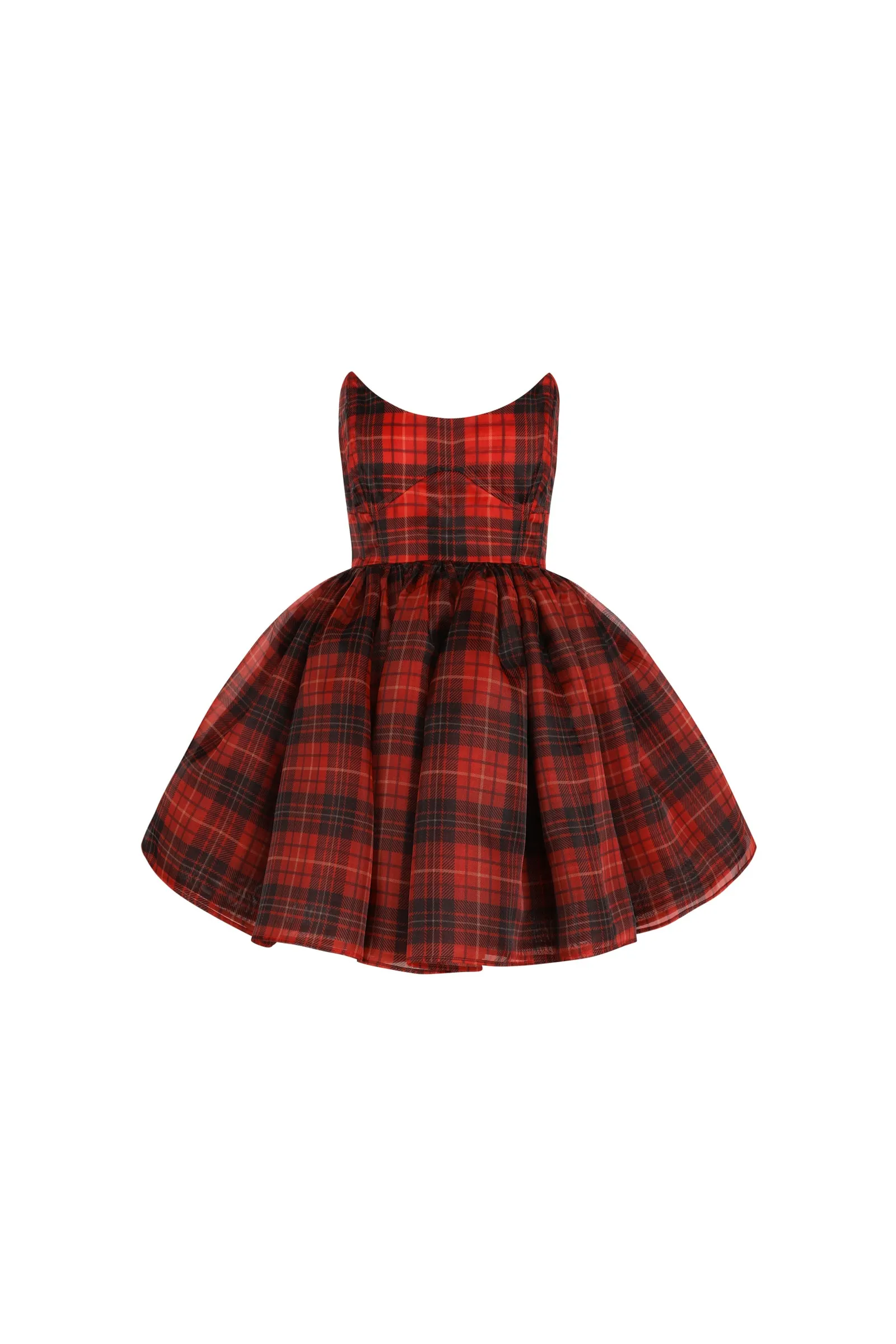 The Royal Tartan Veuve Dress & Tournure Set