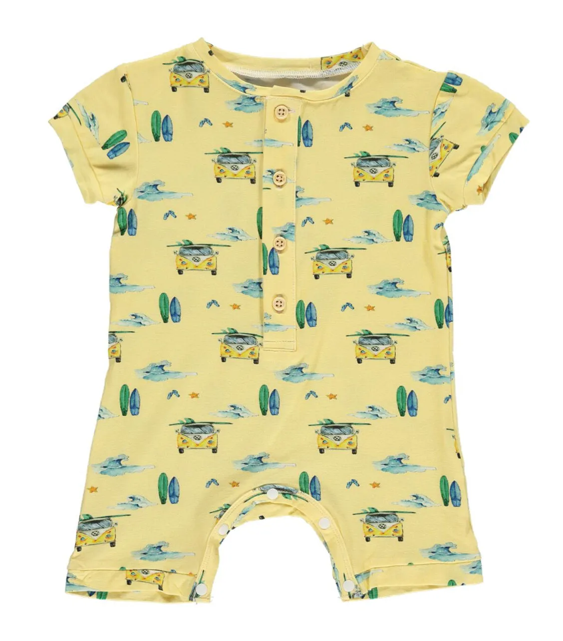 Tickety-Boo Short Romper - Summer Surfing